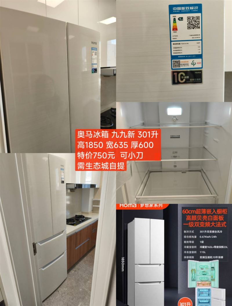 冰箱出售 刚晾完味